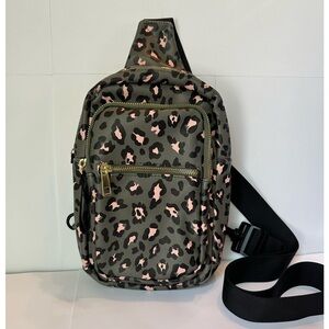 Leopard Print Crossbody Bag
